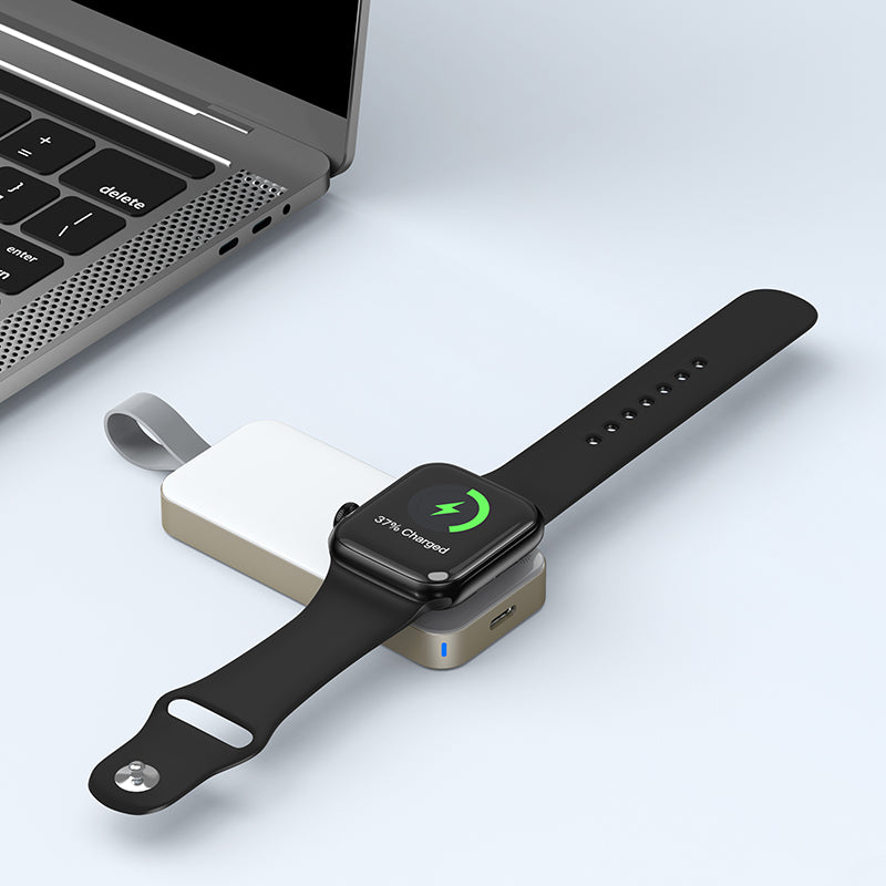 WIWU Wi-M19 Elfin Wireless Charger for Apple Watch 1200mAh Portable Magnetic Power Bank WIWU Wi-M19 Elfin Wireless Charger for Apple Watch 1200mAh Portable Magnetic Power Bank
